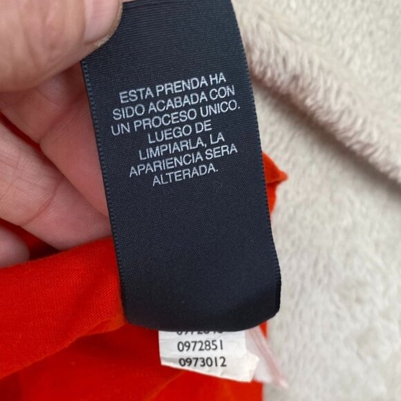 Tommy Hilfiger Mens T-Shirt Large V-Neck Short Sleeve Casual Pullover Red H 1985 - Picture 7 of 11